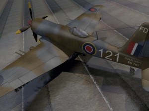 blackburn b-37 firebrand tf-5 3D Модель