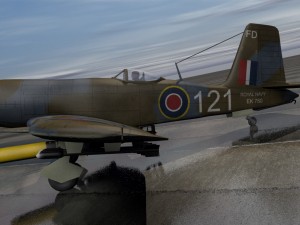 blackburn b-37 firebrand tf-5 3D Модель