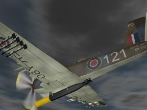 blackburn b-37 firebrand tf-5 3D Модель