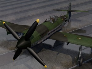blohm voss bv-155v-1 3D Model