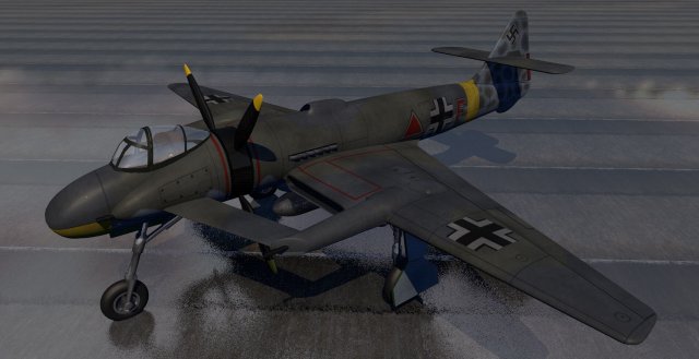 blohm voss bv-p192 3D Модель .c4d .max .obj .3ds .fbx .stl .blend 