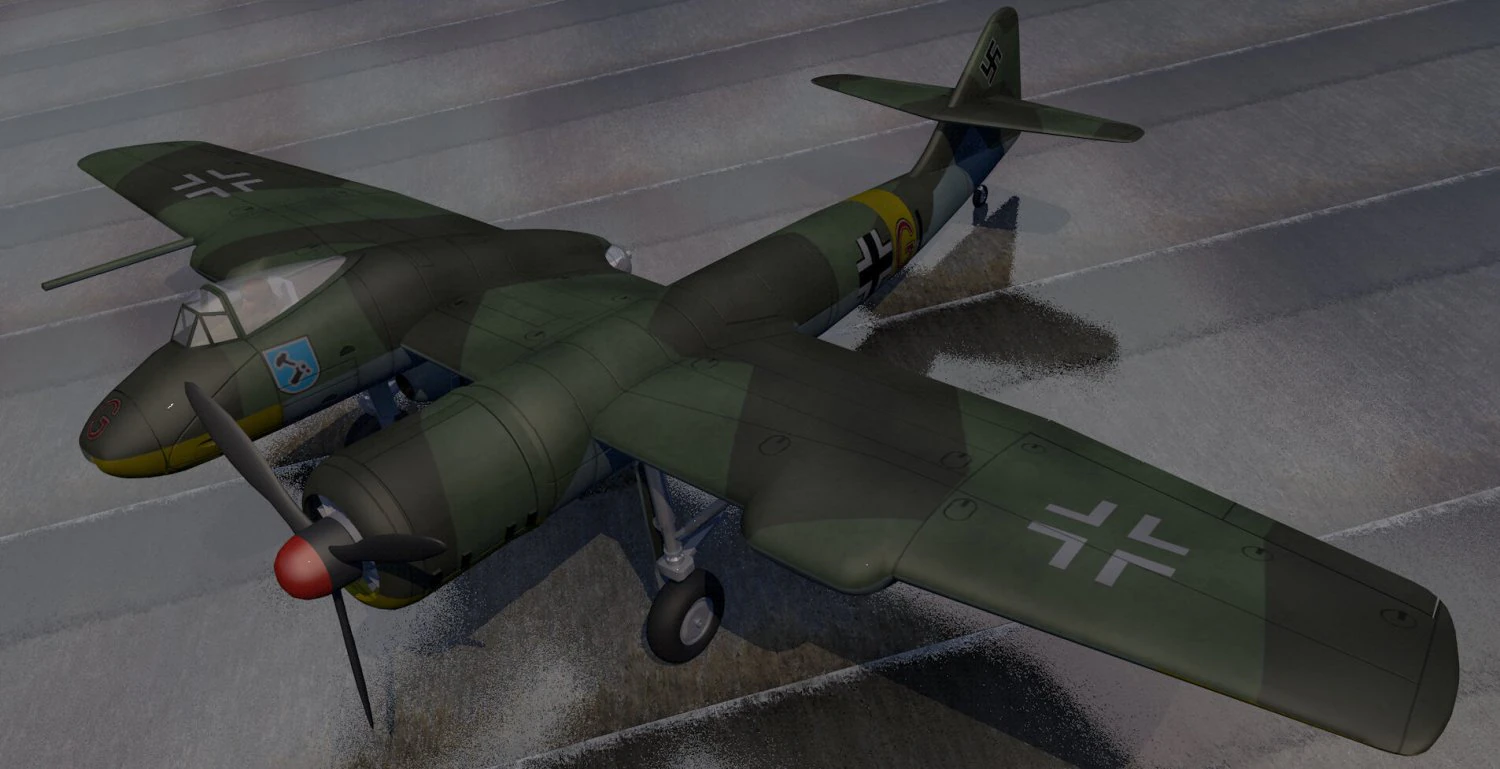blohm und voss bv-p 194 3D Model .c4d .max .obj .3ds .fbx .stl .blend