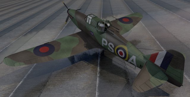 boulton paul defiant mk-2 3D Model .c4d .max .obj .3ds .fbx .stl .blend 