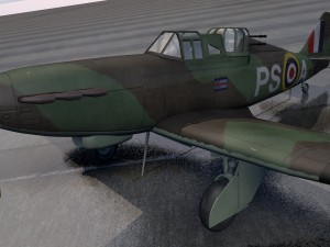 boulton paul defiant mk-2 3D Model