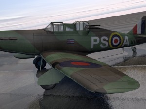 boulton paul defiant mk-2 3D Model