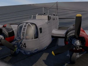 douglas b-18 bolo 3D Model
