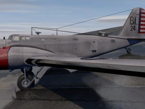 douglas b-18 bolo 3D Model