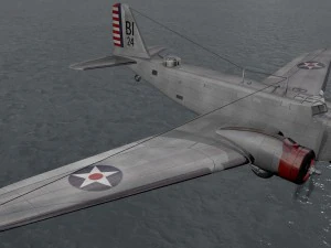 douglas b-18 bolo 3D Model