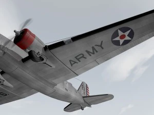 douglas b-18 bolo 3D Model