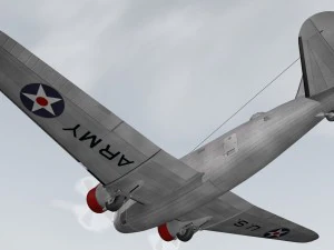 douglas b-18 bolo 3D Model