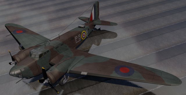 douglas digby mk-1 rcaf 3D Model .c4d .max .obj .3ds .fbx .stl .blend 