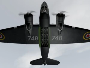 douglas digby mk-1 rcaf 3D Model