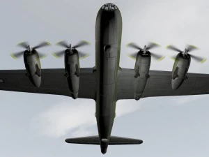 boeing b-29 superforteresse Modèle 3D