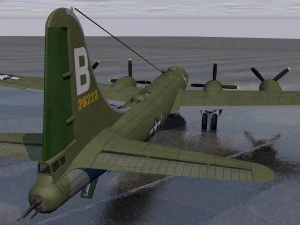 boeing b-29 superfortress 3D Model
