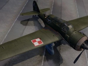pzl p-23 karas 3D Model