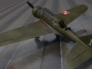 pzl p-23 karas 3D Model