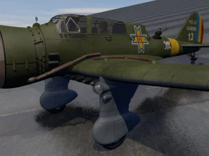 pzl p-23 karas 3D Model