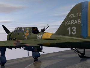 pzl p-23 karas 3D 模型