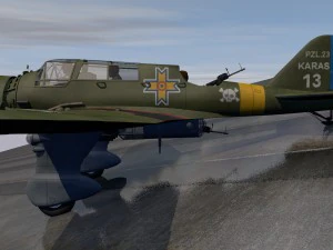 pzl p-23 karas 3D Model
