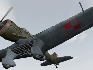 pzl p-23 karas 3D Model