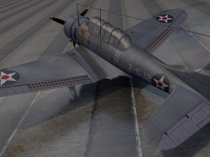 douglas sbd-3 dauntless 3D Model