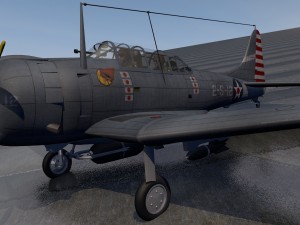 douglas sbd-3 dauntless 3D Model