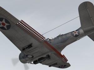 douglas sbd-3 dauntless 3D Model