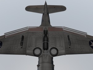 douglas sbd-3 dauntless 3D Model