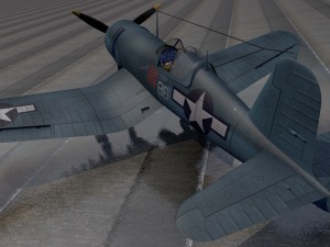 chance vought f4u-1d corsair 3D 모델