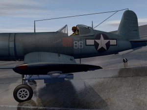chance vought f4u-1d corsair 3D 모델
