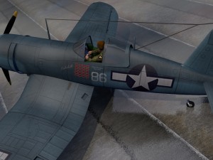 chance vought f4u-1d corsair 3D 모델