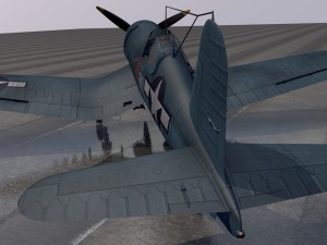 chance vought f4u-1d corsair 3D 모델