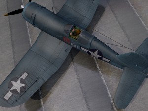 chance vought f4u-1d corsair 3D 모델