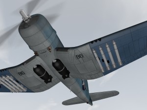 chance vought f4u-1d corsair 3D 모델