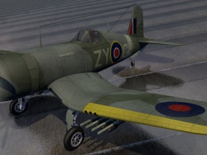 chance vought outlaw mk-1 3D 模型