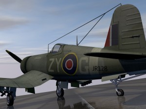 chance vought outlaw mk-1 3D 模型