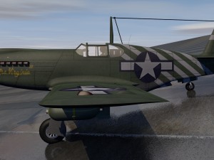north american p-51a mustang Modelo 3D
