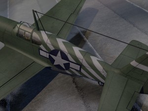 north american p-51a mustang Modelo 3D