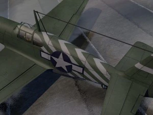 north american p-51a mustang 3D Model