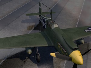north american p-51a mustang Modelo 3D