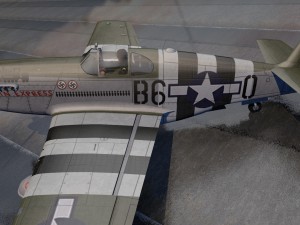 north american p-51b mustang 3D Model