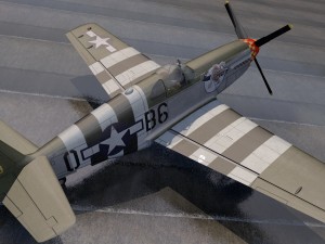 north american p-51b mustang 3D Model