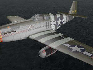 north american p-51b mustang 3D Model