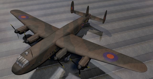 avro york mk-1 3D Model .c4d .max .obj .3ds .fbx .stl .blend 