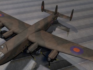 avro york mk-1 Modello 3D