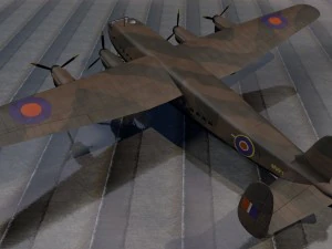 avro york mk-1 3D Model