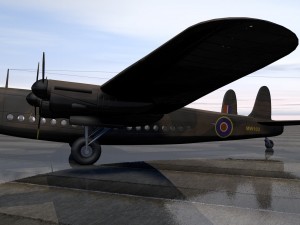 avro york mk-1 3D Model
