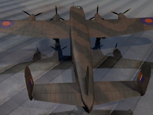avro york mk-1 3D Model