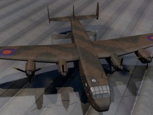 avro york mk-1 3D Model