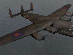 avro york mk-1 3D Model